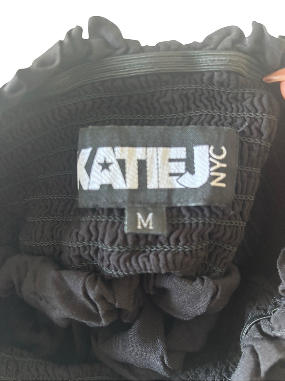 Katie J NYC Girls Black Ruffle Tiered Mini Skirt - Picture 3 of 4